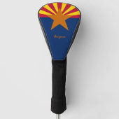 Golf Arizona & Arizona Flag / Golf Clubs Hoesjes Golfheadcover (Voorkant)