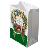 Golf Arizona Christmas Wreath for Golfer Medium Cadeauzakje (Voorkant Gekanteld)