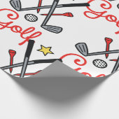 Golf-artikelen Cadeaupapier (Hoek)