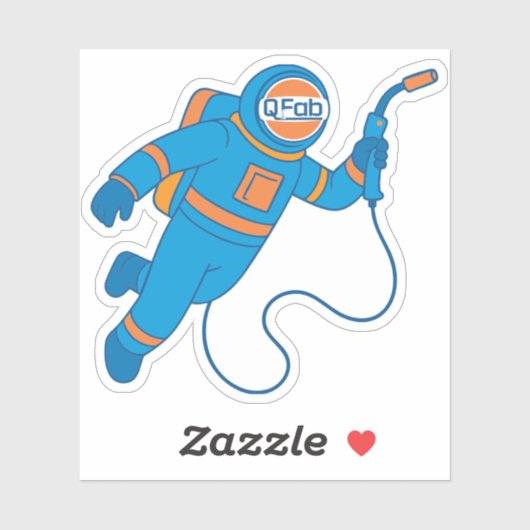 Golf Astrowelder Qfab Sticker (Vel)