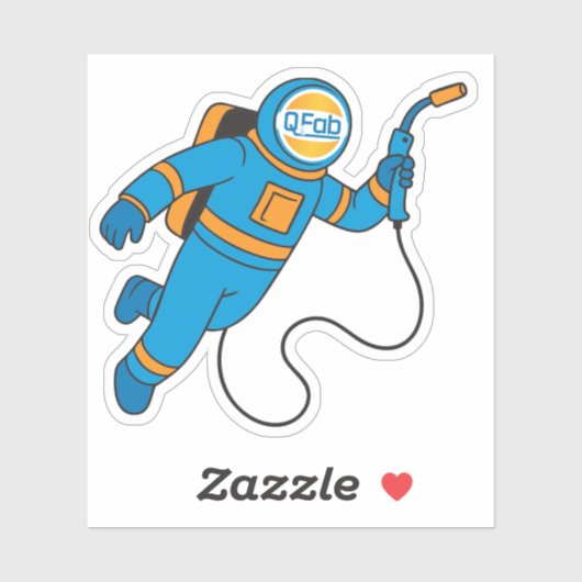 Golf Astrowelder Qfab Sticker (Vel)