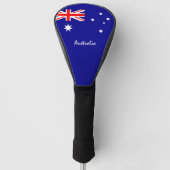 Golf Australia & Aussie Flag/Golf Clubs Hoesjes Golfheadcover (Voorkant)