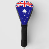 Golf Australia & Australia Flag /Golf Clubs Hoesje Golfheadcover (Voorkant)