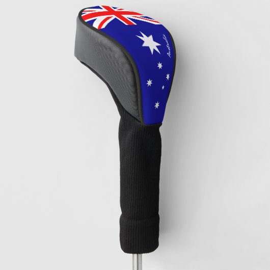 Golf Australia & Australia Flag /Golf Clubs Hoesje Golfheadcover (Schuin)