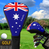 Golf Australia & Australia Flag /Golf Clubs Hoesje Golfheadcover