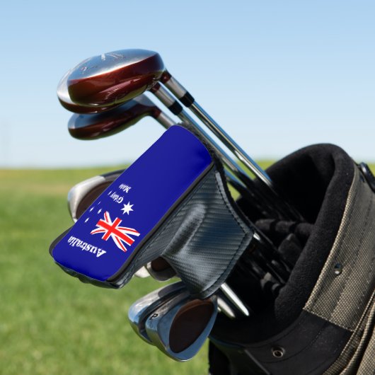 Golf Australia Flag & G day Mate /Golf Clubs Hoesj Golfheadcover (Insitu)