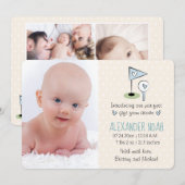 Golf Baby aankondiging jongen (Voorkant / Achterkant)