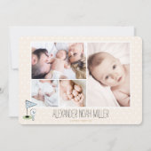 Golf Baby aankondiging jongen (Achterkant)