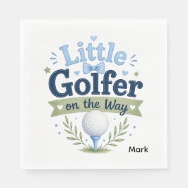 Golf Baby Boy golfbal waterverf  Servet