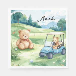 Golf Baby Boy op putting green  Servet