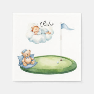Golf Baby Boy op putting green  Servet