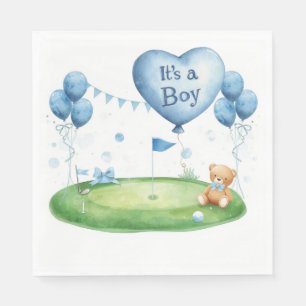 Golf Baby Boy op putting green  Servet