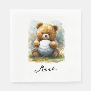 Golf Baby Boy op putting green  Servet