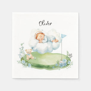 Golf Baby Boy op putting green  Servet