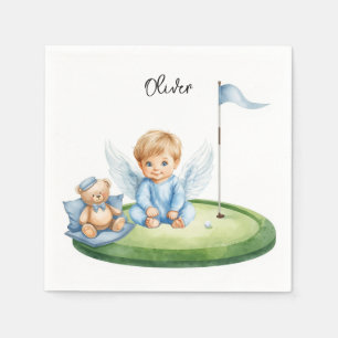 Golf Baby Boy op putting green  Servet
