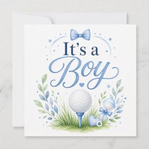 Golf Baby Boy thema Kaart
