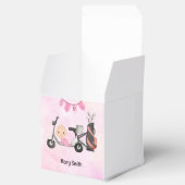 Golf Baby Meisje voor Baby shower op roze Bedankdoosjes (Geopend)