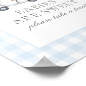 Golf Baby shower Baby's zijn Sweet Sign Poster (Hoek)