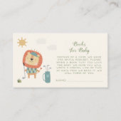 Golf Baby Shower Books for Baby Little Putter Informatiekaartje (Voorkant)