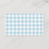 Golf Baby shower Cute Boy Par-T-shirt Book Request Informatiekaartje (Achterkant)