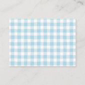 Golf Baby shower Cute Boy Par-T-shirt Book Request Informatiekaartje (Achterkant)