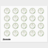 Golf Baby Shower Favor Sticker (Vel)