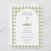 Golf Baby Shower Kaart (Voorkant)