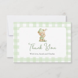 Golf  Baby Shower Thank You Card Bedankkaart