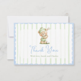 Golf  Baby Shower Thank You Card Bedankkaart