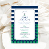 Golf Baby shower Uitnodiging