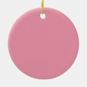 Golf babyshower voor meisje keramisch ornament (Achterkant)