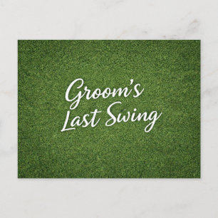 Golf Bachelor Par-Tee Golf Thema Uitnodiging   Afs Briefkaart