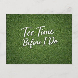 Golf Bachelor Par-Tee Golf Thema Uitnodiging   Afs Briefkaart