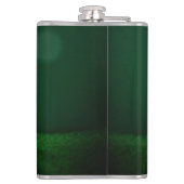 Golf Bachelor Party - golfbal en golfbaan groen Heupfles (Achterkant)