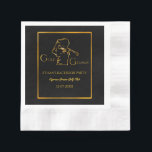 Golf Bachelor Party - Golfers Party Luxe Goud Servet<br><div class="desc">Voeg een vleugje verfijning toe aan uw golf vrijgezellenfeest met deze aangepaste servetten, ontworpen om uw eet- en verfrissingservaring te verbeteren. Geef je golf vrijgezellenfeest een gevoel van elegantie en verfijning met deze aangepaste servetten. Of u nu van een ontspannen maaltijd geniet of een toast brengt op de aanstaande bruidegom,...</div>