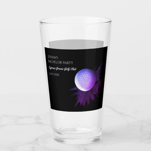 Golf Bachelor Party - Golfreis Classic Golfer Glas (Achterkant)
