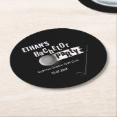 Golf Bachelor Party - Golfreis Classic Golfer Ronde Kartonnen Onderzetter (Gebogen)