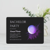 Golf Bachelor Party - Golfreis Classic Minimal Kaart (Staand voorkant)