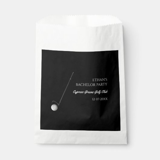 Golf Bachelor Party - Golfreis Classic Stijlvol Bedankzakje (Voorkant)