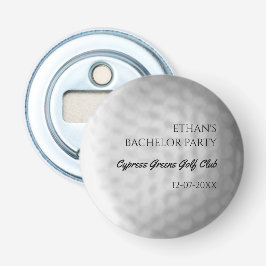 Golf Bachelor Party - Golfreis Classic Stijlvol Button Flesopener