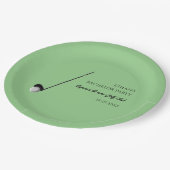 Golf Bachelor Party - Golfreis Classic Stijlvol Papieren Bordje (Gekanteld)