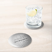 Golf Bachelor Party - Golfreis Classic Stijlvol Ronde Kartonnen Onderzetter (Insitu)