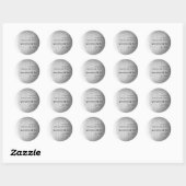 Golf Bachelor Party - Golfreis Classic Stijlvol Ronde Sticker (Vel)