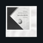 Golf Bachelor Party - Golfreis Classic Stijlvol Servet<br><div class="desc">Voeg een vleugje verfijning toe aan uw golf vrijgezellenfeest met deze aangepaste servetten, ontworpen om uw eet- en verfrissingservaring te verbeteren. Geef je golf vrijgezellenfeest een gevoel van elegantie en verfijning met deze aangepaste servetten. Of u nu van een ontspannen maaltijd geniet of een toast brengt op de aanstaande bruidegom,...</div>