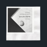 Golf Bachelor Party - Golfreis Classic Stijlvol Servet<br><div class="desc">Voeg een vleugje verfijning toe aan uw golf vrijgezellenfeest met deze aangepaste servetten, ontworpen om uw eet- en verfrissingservaring te verbeteren. Geef je golf vrijgezellenfeest een gevoel van elegantie en verfijning met deze aangepaste servetten. Of u nu van een ontspannen maaltijd geniet of een toast brengt op de aanstaande bruidegom,...</div>