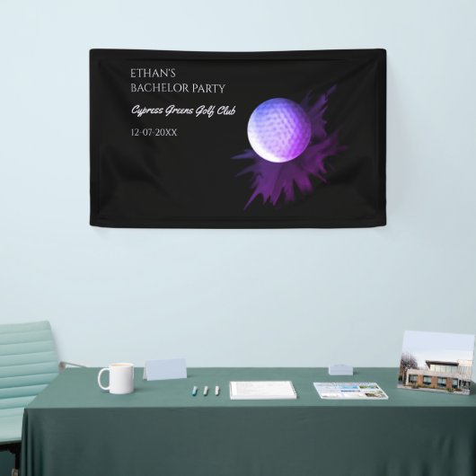 Golf Bachelor Party - Golfreis Classic Stijlvol Spandoek (Beurs)