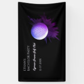 Golf Bachelor Party - Golfreis Classic Stijlvol Spandoek (Verticaal)