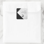 Golf Bachelor Party - Golfreis Classic Stijlvol Vierkante Sticker (Tas)
