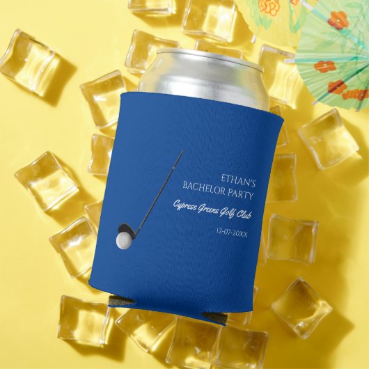 Golf Bachelor Party - Golfreis Klassiek Stijlvol Blikjeskoeler (Insitu Zomer)