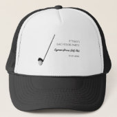 Golf Bachelor Party - Golfreis Klassiek Stijlvol Trucker Pet (Voorkant)